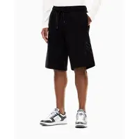 EA7 für Herren. 7M001491_AF17787 Shorts Logo Serie M schwarz (XXS), Sportlich, Baumwolle, Laufen, Sportbekleidung, Klassisch, Multisport