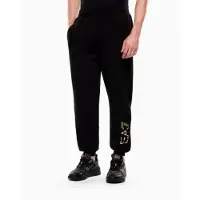 EA7 für Herren. 7M001565_AF17787 Premium Label-Hose Schwarz (XXS), Lässig, Sportlich, Baumwolle, Sportbekleidung, Multisport