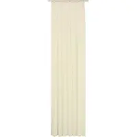 Wirth 1100000002199 "LORCA" Gr. 5, beige (creme), B:132cm H:255cm, Obermaterial: 66% Polyester, 34% Baumwolle, Gardinen, 1100000002199