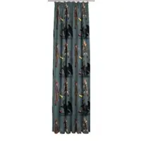 Wirth Vorhang "Dragons" Gr. 2, grau, B:142cm H:175cm, Satin, Polyester, Gardinen, Vorhang, Universal Pictures