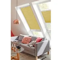 Sunlines Dachfensterplissee "Classic Style Crepe" Lichtschutz verspannt mit Führungsschienen