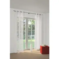 Wirth Gardine "7227" Gr. 18, orange (terrakotta), B:300cm H:245cm, Polyester, Gardinen, Gardine, Store
