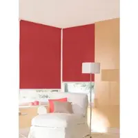 Sunlines Seitenzugrollo "One size Style uni" Gr. 5, rot, B:182cm H:180cm, Kunststoff, Metall, Polyester, Rollos, Seitenzugrollo, Made in Germany