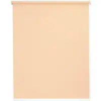 Sunlines Seitenzugrollo "One size Style uni Verdunkelung" Gr. 8, beige (creme), B:82cm H:180cm, Kunststoff, Metall, Polyester, Rollos, Seitenzugrollo, Made in Germany