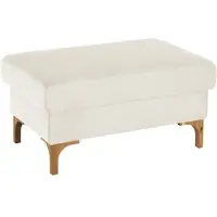 Candy Stauraumhocker 3C "Lecce", weiß, B:90cm H:45cm T:60cm, 95% Polyester, 5% Nylon, Hocker, Stauraumhocker, passend zur Serie