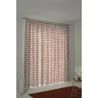 Adam Audio Vorhang ADAM "Circles" Gr. 3, orange (natur, orange, hellgrau), B:145cm H:225cm, Jacquard, Baumwolle (Bio-Baumwolle), Gardinen, Vorhang, aus 100% Bio-Baumwolle