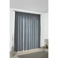 Wirth Vorhang "Torbole" Gr. 3, blau (dunkelblau), B:132cm H:175cm, Jacquard, Baumwolle, Polyester, Gardinen, Vorhang