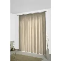 Wirth Vorhang "Neveres" Gr. 2, grau (taupe), B:135cm H:175cm, Jacquard, Baumwolle, Gardinen, Vorhang