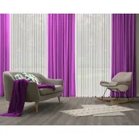 Wirth Vorhang "Dim out" Gr. 4, lila, B:142cm H:245cm, Jacquard, Polyester, Gardinen, Vorhang