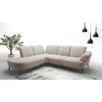 Sit&More Ecksofa SIT & MORE "Dance, L-Form, inkl. Sitztiefenverstellung", grau (elefant), B:302cm H:91cm T:270cm, 100%Polyester, Sofas, Ecksofa, inkl. Click&Seat, optional mit Kopfteilverstellung