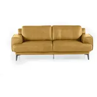 W.Schillig 2-Sitzer , gelb (kurkuma), B:213cm T:94cm, Sofas, 2-Sitzer