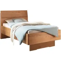 Wiemann Holzbett "Cardiff, Bettgestell, Bettrahmen, teilmassiv Erle", erle teilmassiv, B:100cm L:200cm, Betten, Holzbett, Kopf- und Fußteil aus Massivholz in Erle, verschiedene Größen