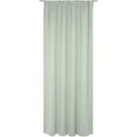Wirth Vorhang "Berwick" Gr. 3, grün, B:132cm H:225cm, Jacquard, Baumwolle, Polyester, Gardinen, Vorhang