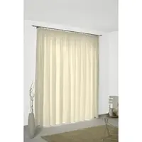 Wirth Vorhang "Felsted" Gr. 5, beige (creme), B:132cm H:255cm, Jacquard, Polyester, Gardinen, Vorhang