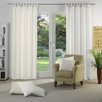 Wirth Vorhang "Torbole" Gr. 4, beige, B:132cm H:225cm, Jacquard, Baumwolle, Polyester, Gardinen, Vorhang