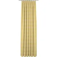 Adam Audio Vorhang ADAM "Romantic Puligny Light" Gr. 3, gelb (hellgelb), B:145cm H:225cm, Jacquard, Baumwolle (Bio-Baumwolle), Gardinen, Vorhang, aus 100% Bio-Baumwolle