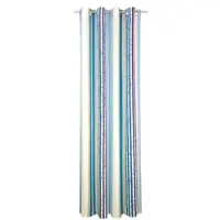 Wirth Vorhang "Soliera" Gr. 3, blau, B:135cm H:220cm, Polyester, Gardinen, Vorhang