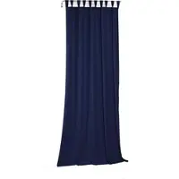 Wirth Vorhang "Newbury" Gr. 2, blau (nachtblau), B:130cm H:145cm, Jacquard, Baumwolle, Polyester, Gardinen, Vorhang