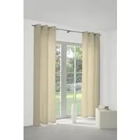 Wirth Vorhang "NEUFAHRN" Gr. 4, grau (taupe), B:135cm H:245cm, Jacquard, Polyacryl, Polyester, Gardinen, Vorhang