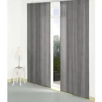 Wirth Schiebegardine "Niederau" Gr. 1, grau, B:60cm H:145cm, Jacquard, Polyacryl, Polyester, Gardinen, Schiebegardine