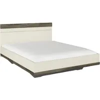 Rauch Futonbett "Bett Doppelbett Holzbett SAJO", beige (champagner, atlantic oak dunkel), B:165cm H:102cm L:207cm, Betten, Futonbett, mit Farb-Absetzungen in komfortabler Sitzhöhe MADE IN GERMANY