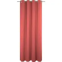 Adam Audio Vorhang ADAM "Uni Collection light" Gr. 4, rot, B:145cm H:245cm, Baumwolle (Bio-Baumwolle), Gardinen, Vorhang, aus 100% Bio-Baumwolle, Vorhang nach Wunschmaß