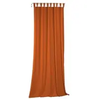 Wirth Vorhang "Newbury" Gr. 2, orange (terrakotta), B:130cm H:145cm, Jacquard, Baumwolle, Polyester, Gardinen, Vorhang