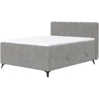 Cotta Boxbett "Vicky inkl. Bettkasten", beige (taupe), B:185cm L:210cm, 92% POLYESTER (PES);8% POLYAMID (PA), Komplettbetten, Boxbett, erhältlich in den Breiten 160x200cm & 180x200cm