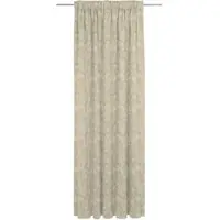 Adam Audio Vorhang ADAM "Flower Cuvée Light" Gr. 5, beige, B:142cm H:255cm, Jacquard, Baumwolle, Gardinen, Vorhang, aus 100% Bio-Baumwolle