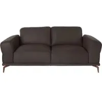 W.Schillig 2-Sitzer "montanaa", braun (braun z59), B:192cm H:78cm T:94cm, Sofas, 2-Sitzer, mit Metallfüßen in Bronze pulverbeschichtet, Breite 192 cm