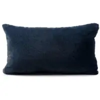 Gozze Dekokissen GÖZZE "Uni Flauschkissen LaPit", blau (petrol, unifarben), B:30cm H:10cm L:50cm, Polyester, Dekokissen_Sitzkissen_Kissenhüllen, Dekokissen