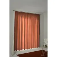 Wirth Vorhang "Toco-Karo" Gr. 14, orange (terra), B:270cm H:200cm, Chenille, Polyacryl, Gardinen, Vorhang