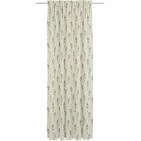 Adam Audio Vorhang ADAM "Ballerina" Gr. 3, rosa (natur, rosa, schwarz), B:142cm H:225cm, Jacquard, Baumwolle, Gardinen, Vorhang, aus 100% Bio-Baumwolle