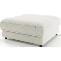 Candy Polsterhocker 3C "Stripes", grau (hellgrau), B:100cm H:43cm T:100cm, 88% Polyester, 12% Polyacryl, Hocker, Polsterhocker, Passend zur Serie Stripes