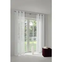 Wirth Vorhang "SALLY" Gr. 9, weiß, B:140cm H:175cm, Voile, Polyester, Gardinen, Vorhang, Store, Topseller