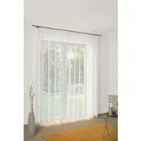 Wirth Gardine "7227" Gr. 14, orange, B:450cm H:225cm, Polyester, Gardinen, Gardine, Store - Faltenband 1:3