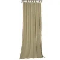 Wirth Vorhang "Newbury" Gr. 2, braun (schlamm), B:130cm H:145cm, Jacquard, Baumwolle, Polyester, Gardinen, Vorhang