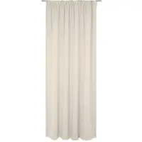 Wirth Vorhang "Umea" Gr. 2, beige, B:132cm H:175cm, Jacquard, Polyester, Gardinen, Vorhang