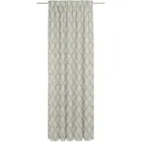 Adam Audio Vorhang ADAM "Maroccan Shiraz Light" Gr. 5, grau (hellgrau), B:142cm H:255cm, Jacquard, Baumwolle, Gardinen, Vorhang, aus 100% Bio-Baumwolle