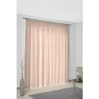 Wirth Vorhang "Telfort" Gr. 1, orange (terra), B:132cm H:145cm, Jacquard, Baumwolle, Polyester, Gardinen, Vorhang