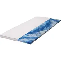Hapo Topper "Paris", Gelschaumtopper in verschiedenen Breiten", weiß, B:200cm H:6cm L:200cm, Gelschaum, Topper, Topper, Silvercare-Bezug mit antibakterieller Ausrüstung