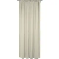 Wirth Vorhang "Torbole" Gr. 2, braun (schlamm), B:132cm H:175cm, Jacquard, Baumwolle, Polyester, Gardinen, Vorhang