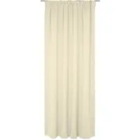 Wirth 1100000002199 "Umea" Gr. 2, beige (hellbeige), B:132cm H:175cm, Jacquard, Polyester, Gardinen, 1100000002199