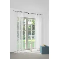 Wirth Gardine "Heike" Gr. 6, weiß, B:300cm H:120cm, Polyester, Gardinen, Gardine