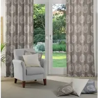 Wirth 1100000002199 "Kingston" Gr. 2, braun, B:135cm H:175cm, Jacquard, Polyacryl, Polyester, Gardinen, 1100000002199