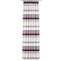Wirth Vorhang "Novara" Gr. 3, lila, B:135cm H:225cm, Jacquard, Baumwolle, Polyacryl, Polyester, Gardinen, Vorhang