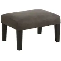 Home affaire Hocker "Bedford", grau (anthrazit), B:65cm H:39cm T:45cm, Luxus-Microfaser Lederoptik (100% Polyester);NaturLEDER (echtes Rindsleder), Hocker, Hocker