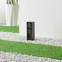 PRIOS Foranda Energiesäule, 2 Steckdosen schwarz
