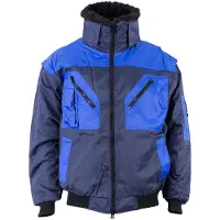 CRAFTLAND Arbeitsjacke "Piloten", Gr. S, blau (marine), Obermaterial: 100% Polyester PES., Jacken Arbeitsjacke, Topseller