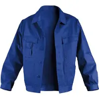 Kübler Funktionsjacke KÜBLER "Bekleidung", Gr. 58, blau (kornblau), Obermaterial: 100% Baumwolle CO., Jacken Funktionsjacke